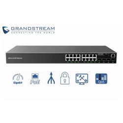 GWN7803P Grandstream Enterprise Layer 2+ Managed PoE Network Switch 24 x GigE 4 x SFP