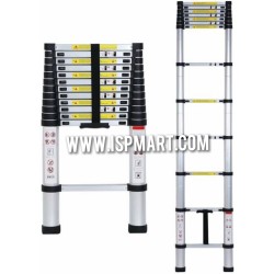 17 FT. Aluminum Folding Telescopic Ladder 5.2m for Home & Outdoor