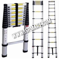 12.46 FT. Aluminum Folding Telescopic Ladder 3.8m for Home & Outdoor