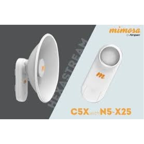 MIMOSA C5x with 25Dbi Antenna Dish